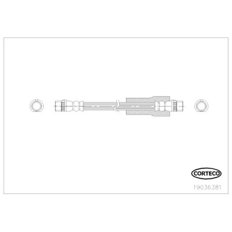 Flexible de frein CORTECO