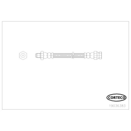 Flexible de frein CORTECO