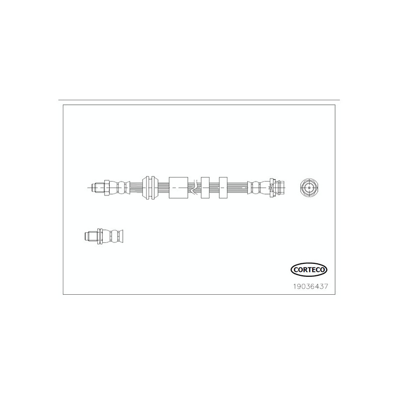 Flexible de frein CORTECO