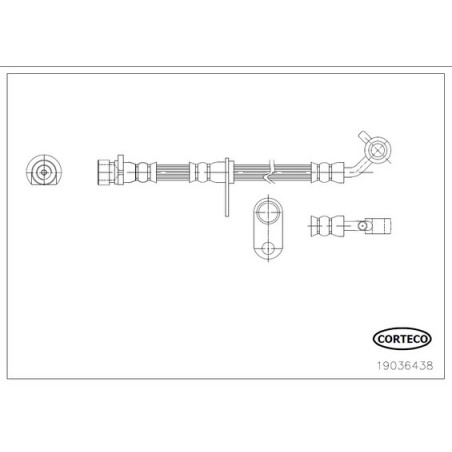 Flexible de frein CORTECO