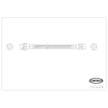 Flexible de frein CORTECO