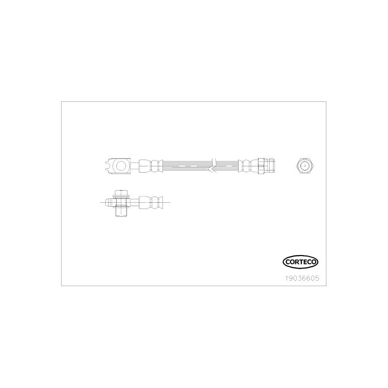 Flexible de frein CORTECO