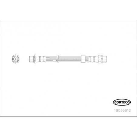 Flexible de frein CORTECO