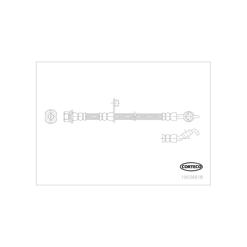 Flexible de frein CORTECO