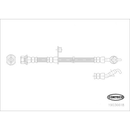 Flexible de frein CORTECO