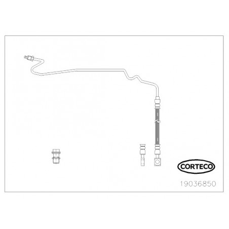 Flexible de frein CORTECO