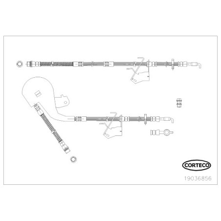 Flexible de frein CORTECO
