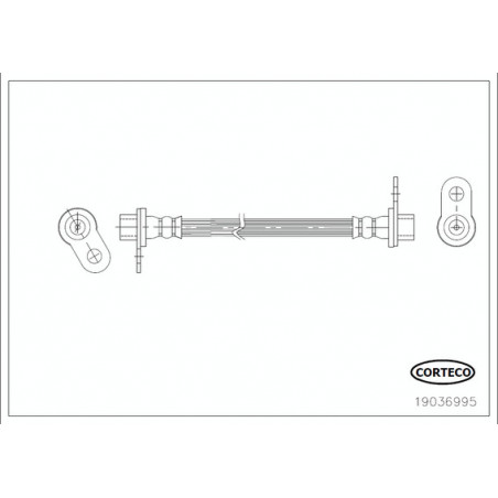 Flexible de frein CORTECO
