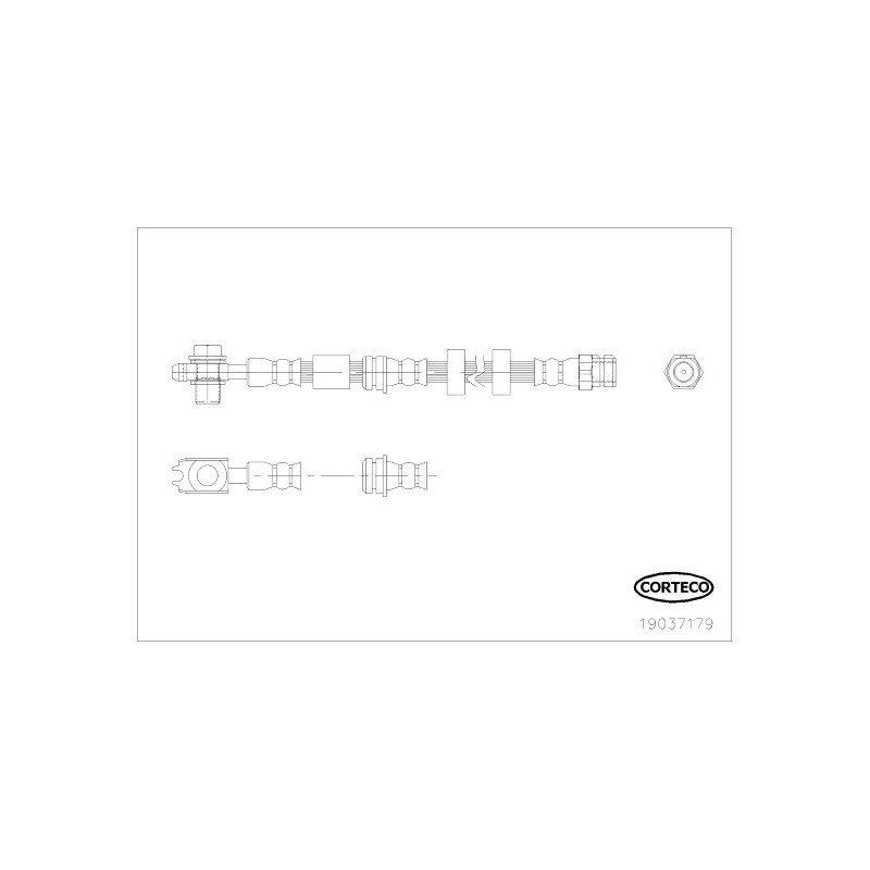 Flexible de frein CORTECO