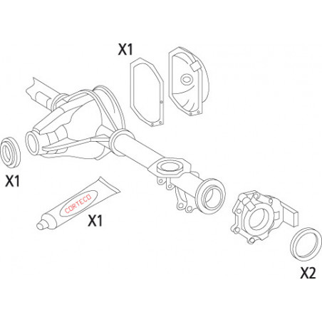 Jeu de joints d'étanchéité...