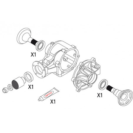 Jeu de joints d'étanchéité...