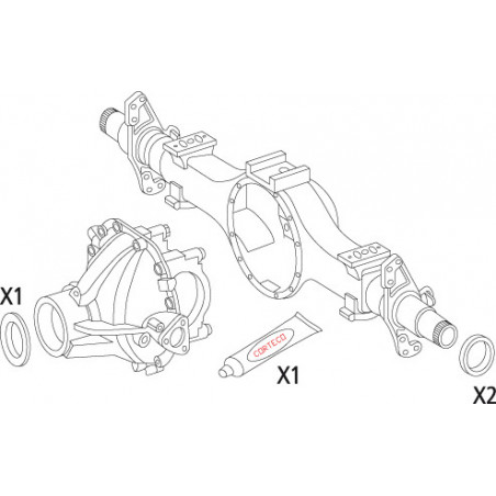 Jeu de joints d'étanchéité...