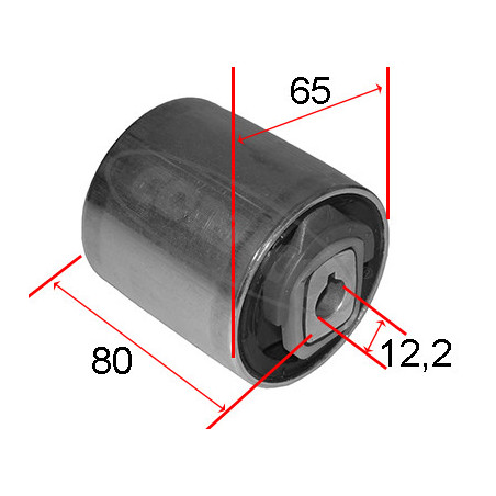 Silent bloc de triangle de...