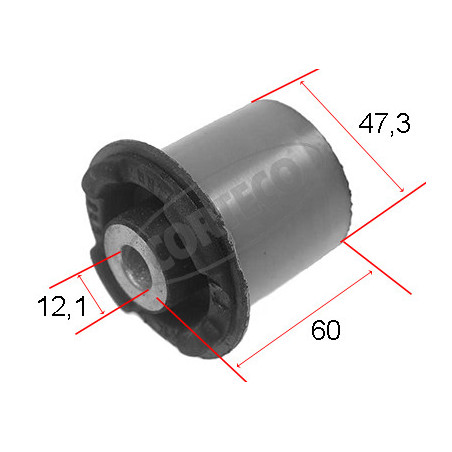 Silent bloc de triangle de suspension CORTECO