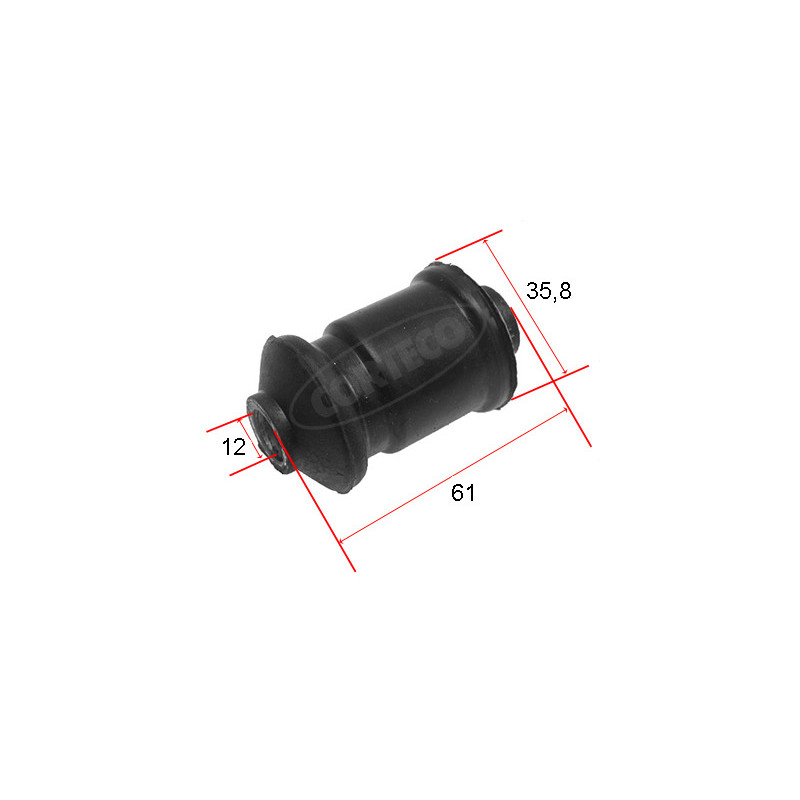 Silent bloc de triangle de suspension CORTECO