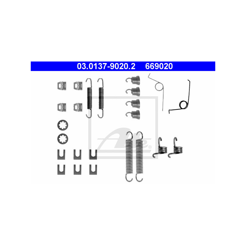 Kit d'accessoires (mâchoire de frein) ATE