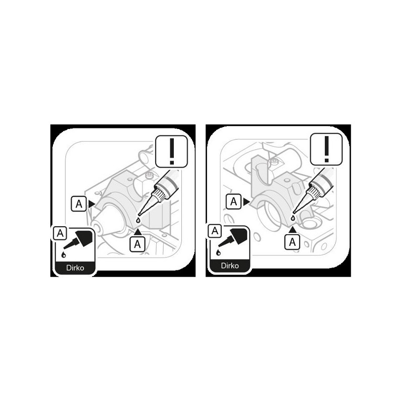 Jeu de joints d'étanchéité (couvercle de culasse) ELRING