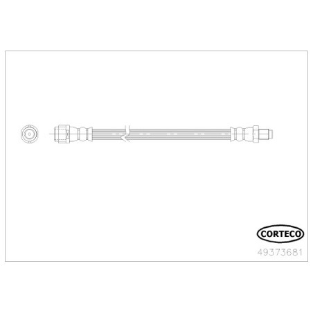 Flexible de frein CORTECO