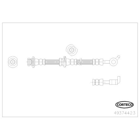 Flexible de frein CORTECO