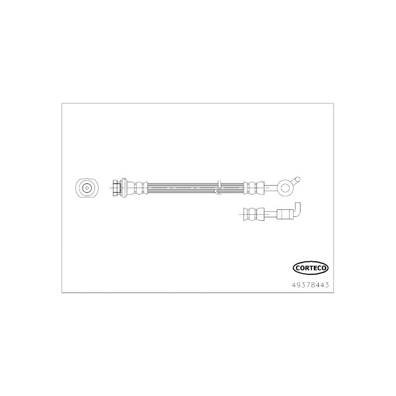 Flexible de frein CORTECO