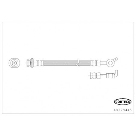 Flexible de frein CORTECO
