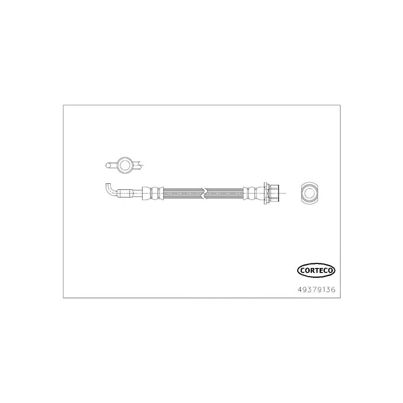 Flexible de frein CORTECO