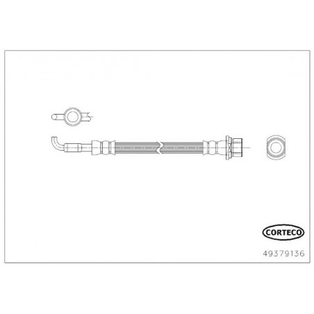 Flexible de frein CORTECO