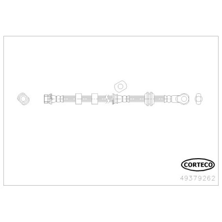Flexible de frein CORTECO