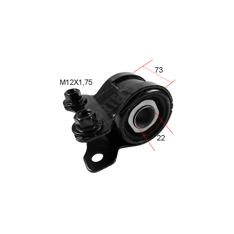 Silent bloc de triangle de suspension CORTECO