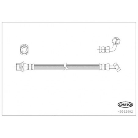 Flexible de frein CORTECO
