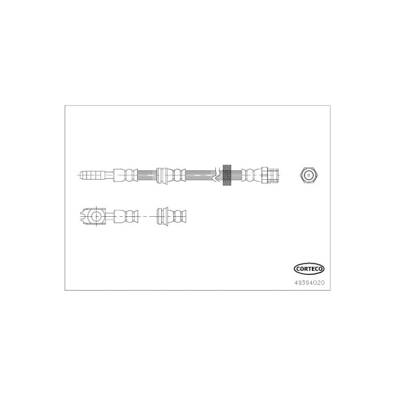 Flexible de frein CORTECO