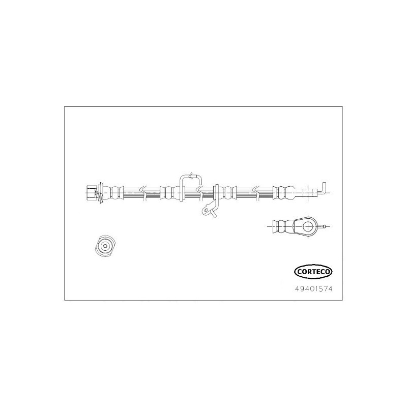 Flexible de frein CORTECO