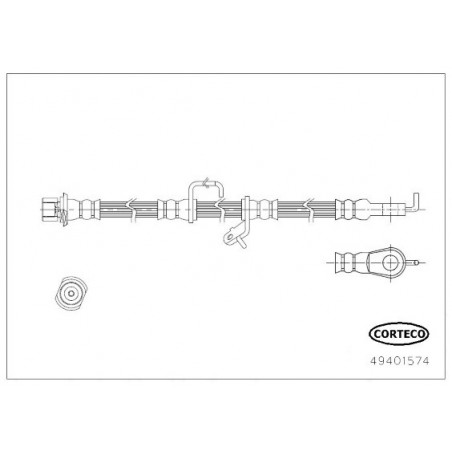 Flexible de frein CORTECO