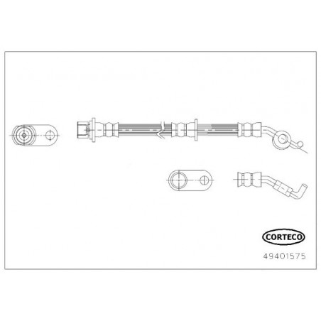 Flexible de frein CORTECO