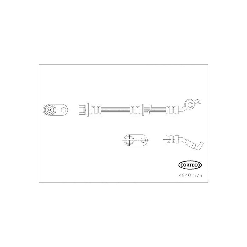 Flexible de frein CORTECO