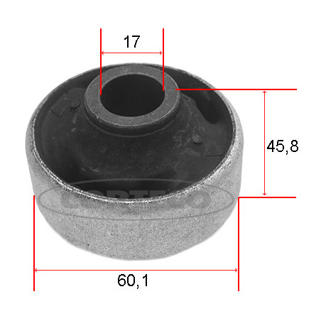 Silent bloc de triangle de...