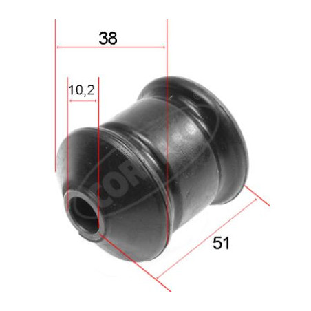 Silent bloc de triangle de...