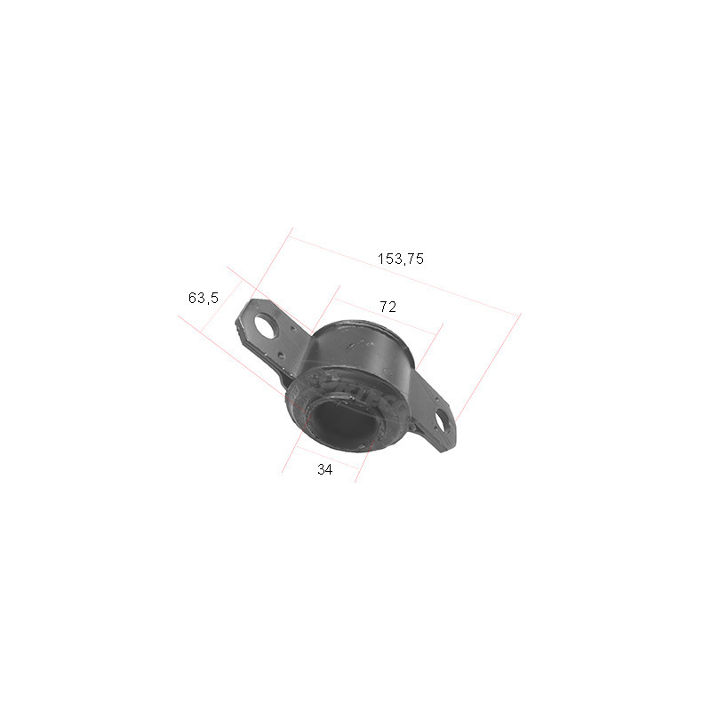Silent bloc de triangle de suspension CORTECO