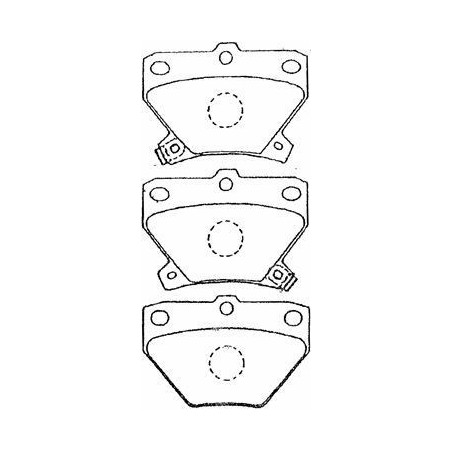 Jeu de quatre plaquettes de...