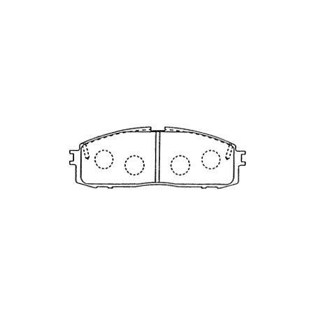 Jeu de quatre plaquettes de...