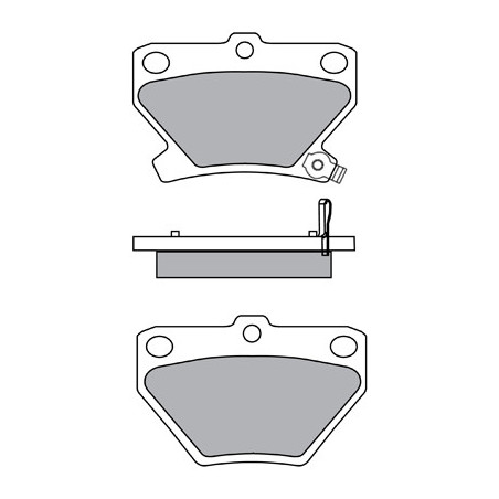 Jeu de quatre plaquettes de...