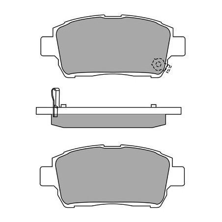 Jeu de quatre plaquettes de...