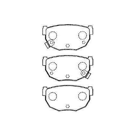 Jeu de quatre plaquettes de...