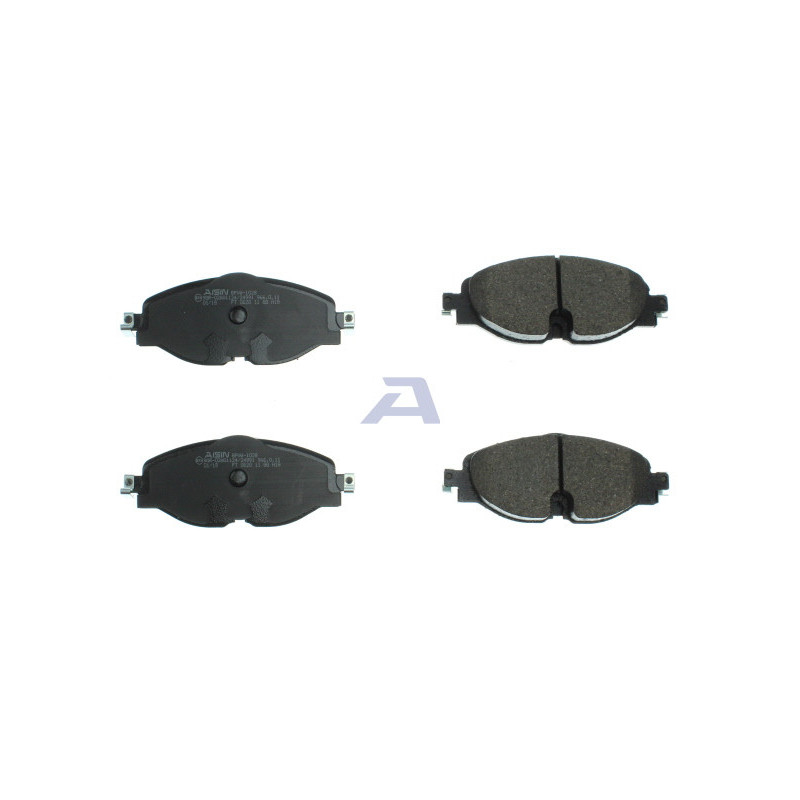 Jeu de quatre plaquettes de frein à disque AISIN