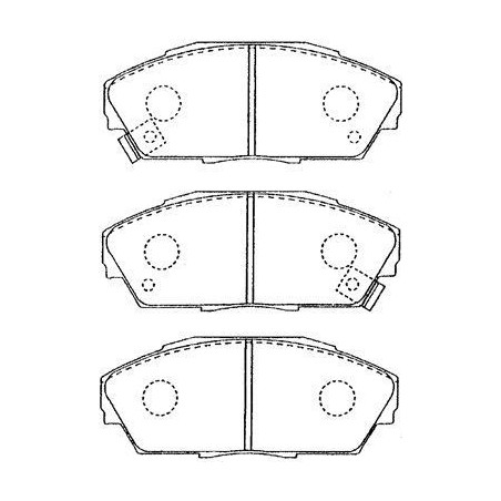 Jeu de quatre plaquettes de...