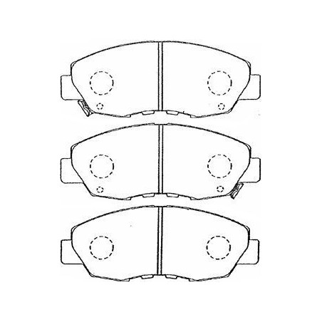 Jeu de quatre plaquettes de...