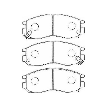 Jeu de quatre plaquettes de...