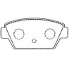 Jeu de quatre plaquettes de frein à disque AISIN