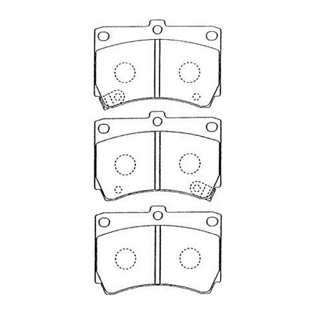 Jeu de quatre plaquettes de...