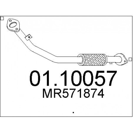 Tuyau d'échappement MTS